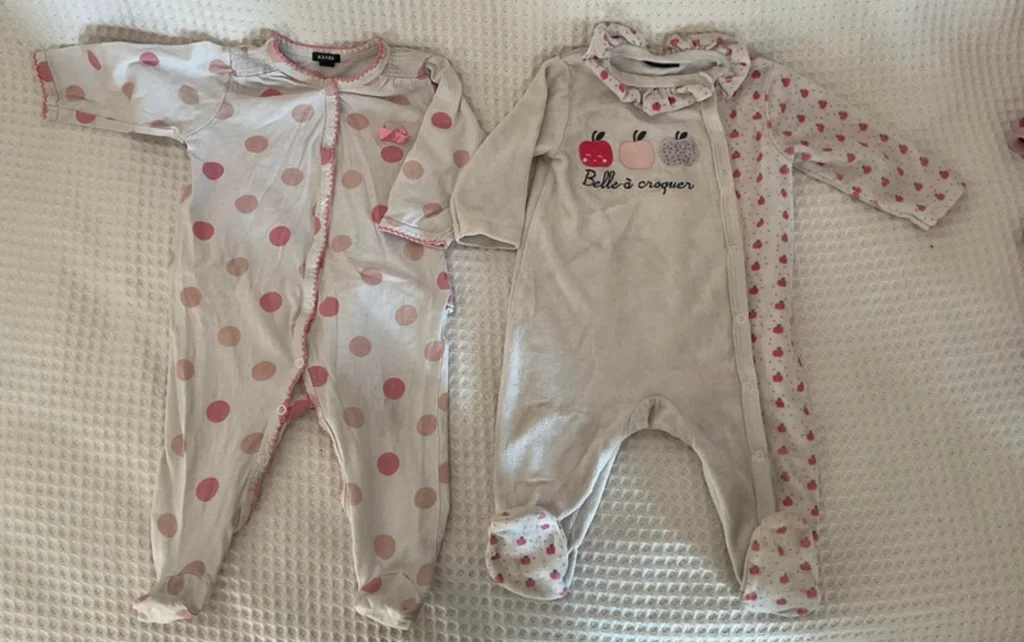 🔥-20%🔥 Joli lot bébé Tape à l’œil veste pyjamas body 1/9mois – photo 8